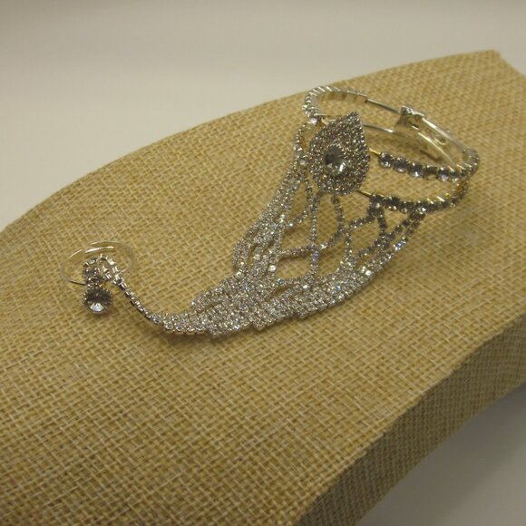 Rhinestone Slave Bracelet with Bling - Picture 1 of 5